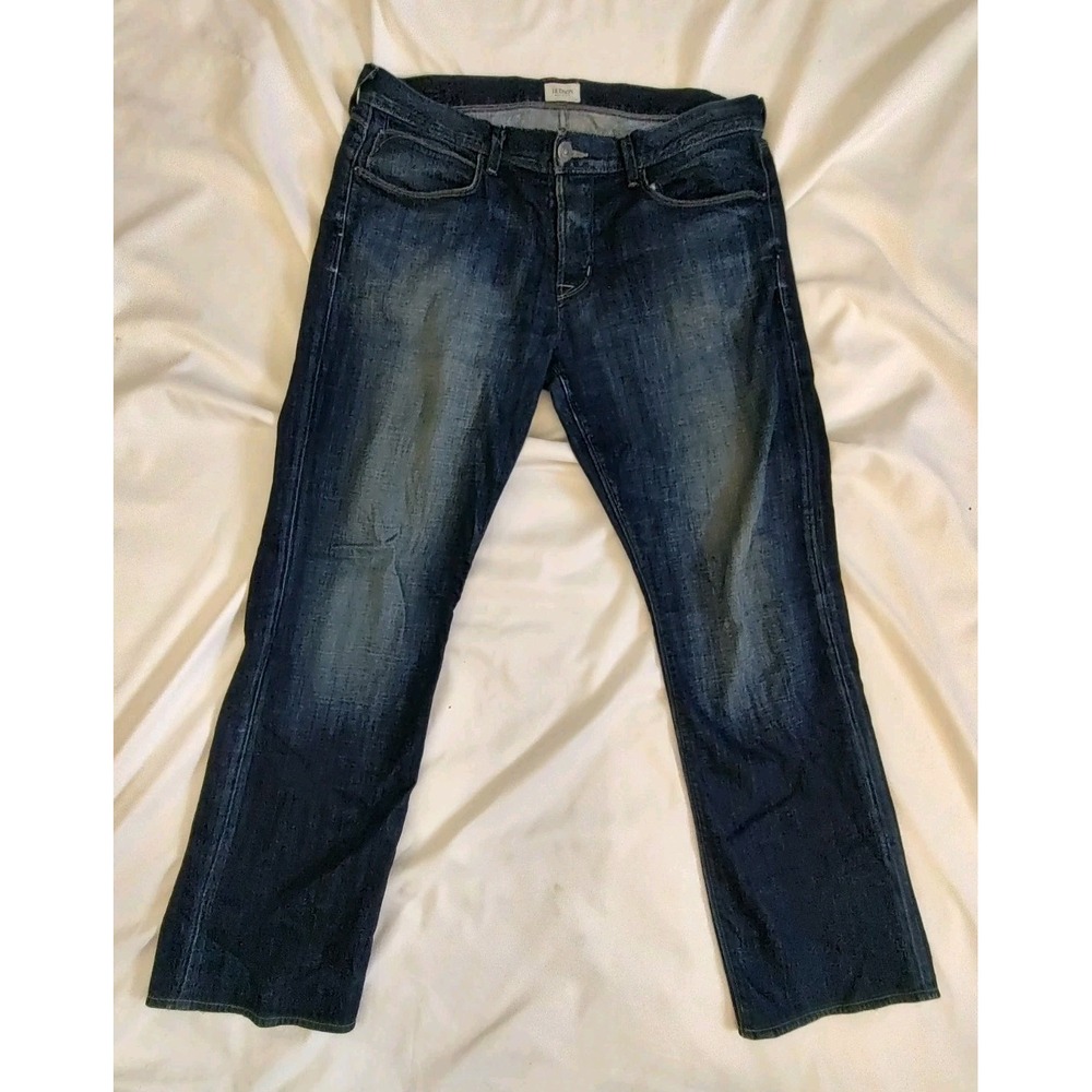 Hudson Jeans Clifton Button Fly Boot Cut Stretch Denim Medium Wash 36 (40) x  32